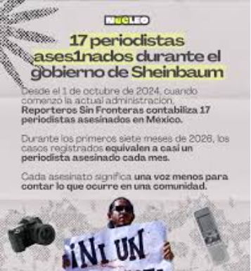 Periodistas asesinados: deuda del Estado con las víctimas, sus familias y la sociedad ¿Cuántos más de nosotros tendremos que morir para que el Estado mexicano actúe y el mundo lo exija?