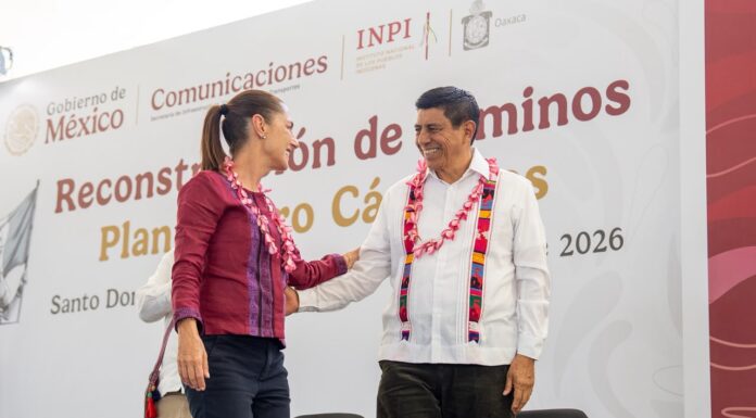 Destina Sheinbaum 37 mmdp para infraestructura carretera de Oaxaca