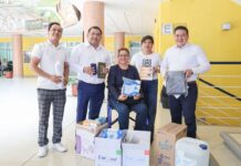 CUMPLE RECTOR COMPROMISO CON STEUABJO; ENTREGAN INSUMOS PARA CONSULTORIO DENTAL