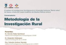 La UABJO invita al conversatorio METODOLOGÍA DE LA INVESTIGACIÓN RURAL