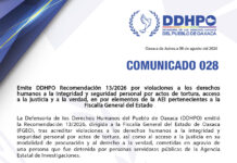 Emite Ombudsperson Recomendación por violaciones a los derechos humanos por tortura, acceso a la justicia y a la verdad, por elementos de la AEI de la Fiscalía General del Estado