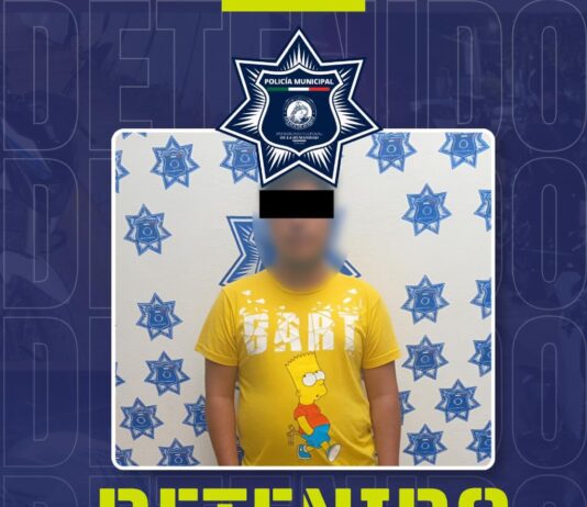 Detenido por su probable responsabilidad en el delito de abuso sexual