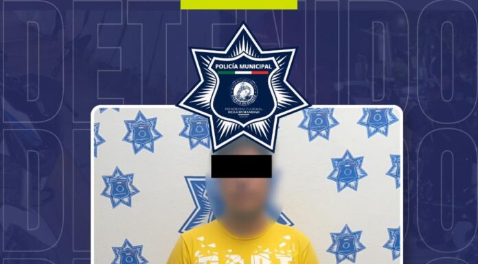 Detenido por su probable responsabilidad en el delito de abuso sexual