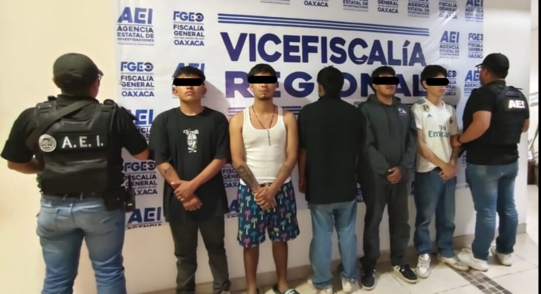 En operativo inmediato, FGEO libera a víctima de secuestro y capturan a cinco personas en Santa Lucía del Camino