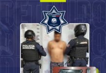 Detienen a una persona por el presunto delito de portación de arma de fuego en Oaxaca de Juárez