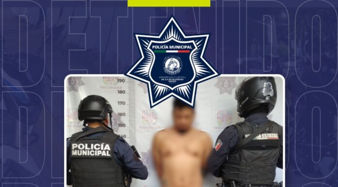 Detienen a una persona por el presunto delito de portación de arma de fuego en Oaxaca de Juárez