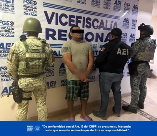 Fiscalía de Oaxaca obtiene vinculación a proceso contra E.T.L., alias “El Tello”, por homicidio calificado cometido en la región de la Costa