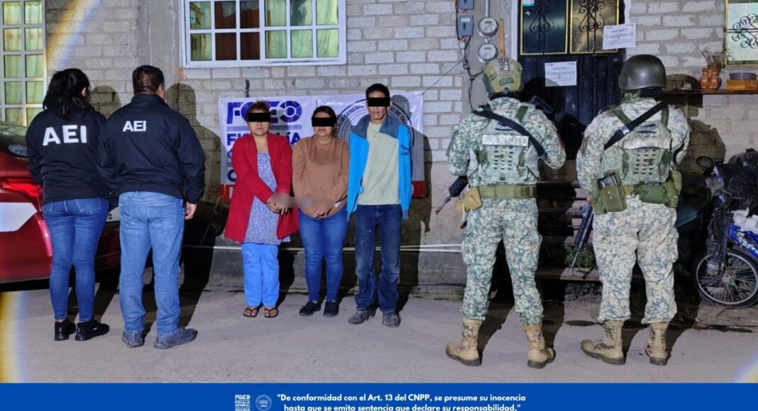 Desarticula Fiscalía de Oaxaca dos presuntos puntos de venta de droga en Ixtlán de Juárez; hay cuatro personas detenidas