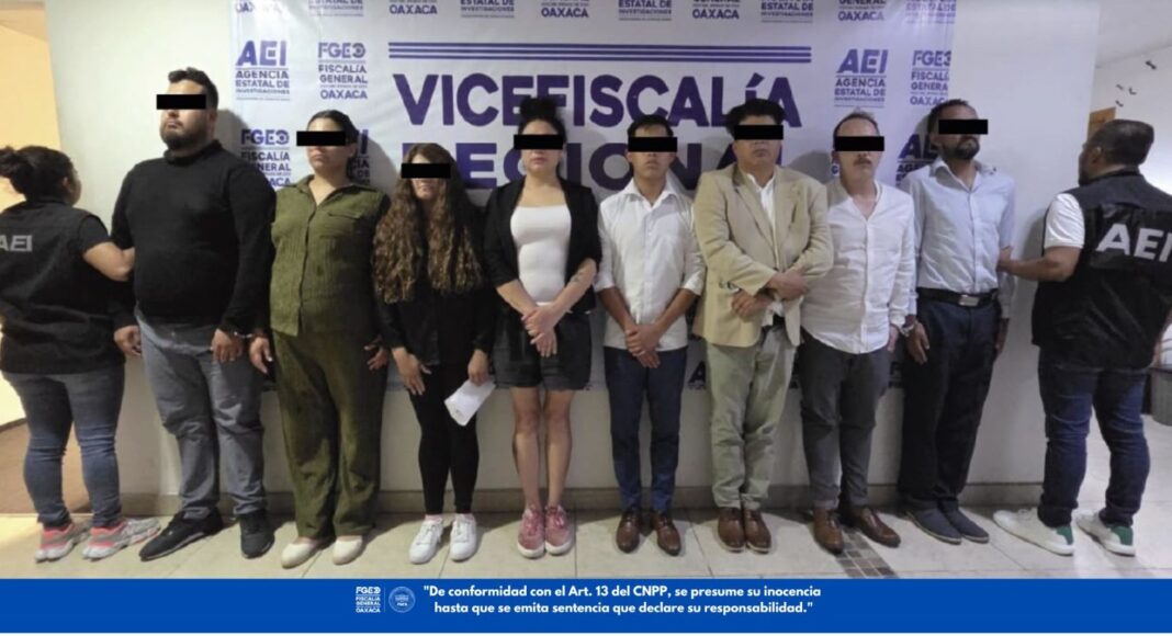 Con un agente infiltrado, Fiscalía de Oaxaca detiene en flagrancia y desarticula banda dedicada al fraude
