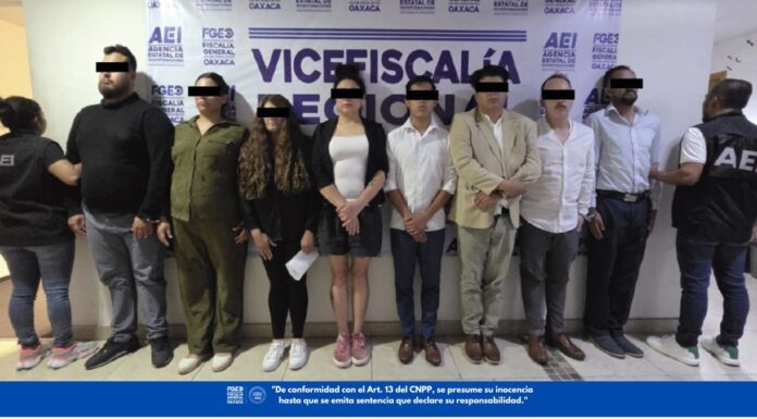 Con un agente infiltrado, Fiscalía de Oaxaca detiene en flagrancia y desarticula banda dedicada al fraude