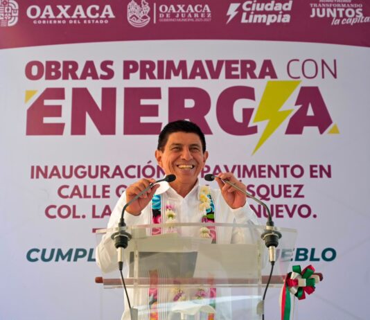 Inaugura Salomón Jara pavimentación de calle en Pueblo Nuevo; fortalece movilidad y conectividad