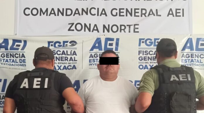 Captura FGEO a probable responsable de homicidio cometido con disparos de arma de fuego