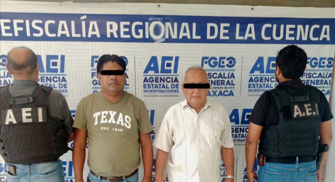 FGEO detiene a dos personas por extorsión agravada contra empresa constructora en Tuxtepec