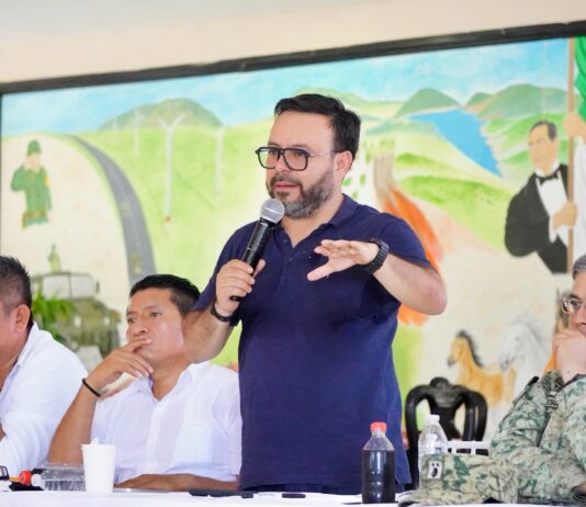 Jesús Romero fortalece coordinación para construir paz social y una solución duradera en Los Chimalapas
