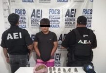 FGEO obtiene vinculación a proceso contra persona detenida en cateo por presunto narcomenudeo en Santa María Huatulco