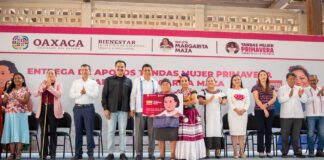 Refrenda Salomón Jara su compromiso con las oaxaqueñas