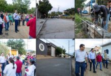 Ray Chagoya supervisa que el Banco de Materiales se traduzca en obras comunitarias en Viguera