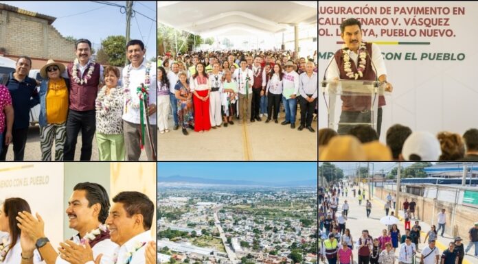Nueva vialidad en Pueblo Nuevo mejora conectividad entre Oaxaca de Juárez y municipios vecinos