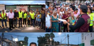 Con tequio, comerciantes, vecinas, vecinos y autoridades mejoran la imagen de la Central de Abasto