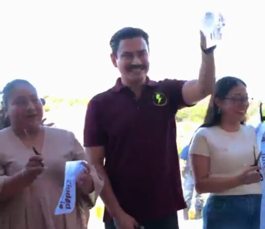 La agenta municipal de Guadalupe Victoria, Sandra Santibáñez Huantes, reconoció el trabajo coordinado con el Gobierno Municipal de Oaxaca de Juárez