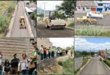 Ray Chagoya atiende petición vecinas y vecinos en la calle Esmeralda de Pueblo Nuevo