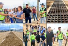 Ray Chagoya entrega rehabilitación del colector sanitario y drenaje pluvial avenida La Campiña
