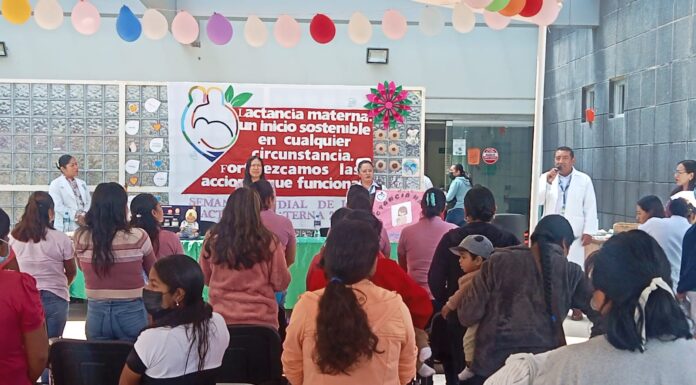Inaugura Hospital IMSS en Tlaxiaco Semana Mundial de la Lactancia Materna