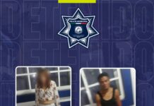 Policía Municipal detiene a dos personas por presunto robo en calle de Las Casas