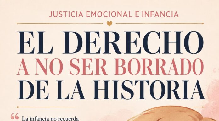 JUSTICIA EMOCIONAL E INFANCIA EL DERECHO A NO SER BORRADO DE LA HISTORIA