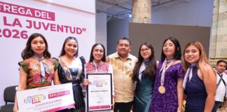 ESTUDIANTES DE LA UABJO SON DISTINGUIDOS EN EL PREMIO ESTATAL DE LA JUVENTUD 2026