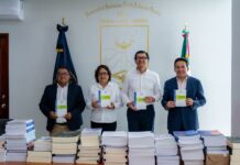 UABJO RECIBE DONACIÓN DE PUBLICACIONES DE LA SUPREMA CORTE DE JUSTICIA DE LA NACIÓN
