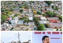 Ray Chagoya entrega obra de pavimentación en San Martín Mexicapam