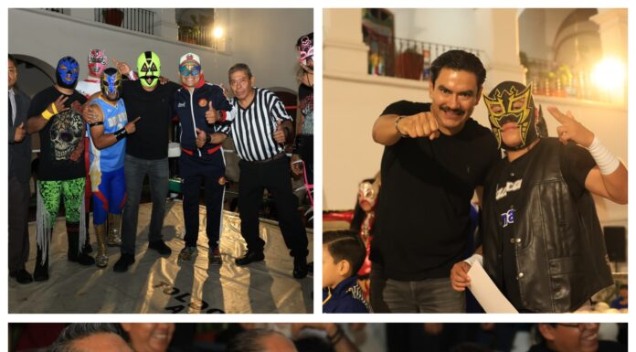 Oaxaca de Juárez celebra el Día Nacional de la Lucha Libre con función en el Palacio Municipal
