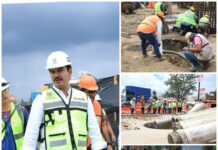Paso a Desnivel Monumento a Juárez registra avance; Ray Chagoya supervisa siete frentes de obra