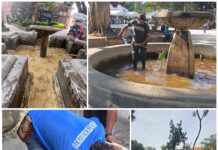 Gobierno Municipal fortalece limpieza y mantenimiento de fuentes públicas en Oaxaca de Juárez