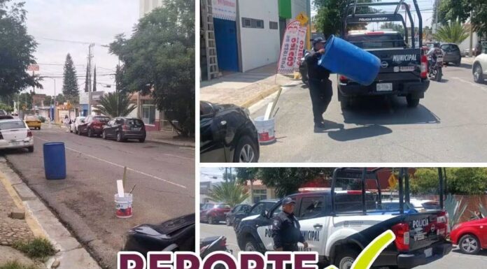 Reporte atendido en la colonia Reforma