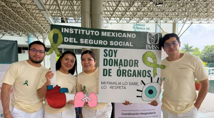 Donar órganos y tejidos, un acto de solidaridad que puede transformar vidas: IMSS Oaxaca