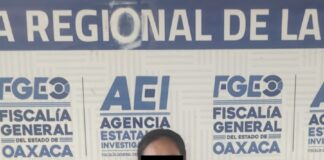 Fiscalía de Oaxaca detiene a mujer por su probable participación en la desaparición de un policía estatal en Soyaltepec