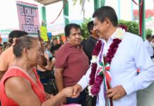 Impulsa Salomón Jara desarrollo en Candelaria Loxicha con Trabajo que Transforma tu Municipio