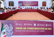 Ray Chagoya instala Primera Mesa de Construcción de Paz para fortalecer la seguridad en Oaxaca de Juárez