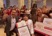 Ray Chagoya destacó el talento y el compromiso de las oaxaqueñas y los oaxaqueños galardonados con el Premio Estatal de la Juventud 2026