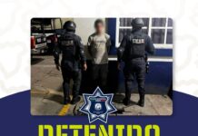 Policía Municipal detiene a persona por presunto robo de cableado en Héroes de Chapultepec