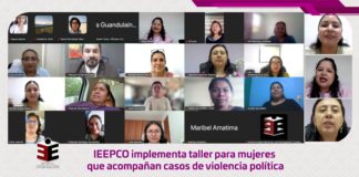 IEEPCO implementa taller para mujeres que acompañan casos de violencia política
