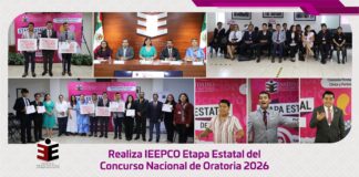 Realiza IEEPCO Etapa Estatal del Concurso Nacional de Oratoria 2026