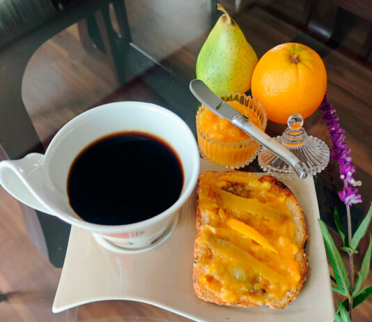 Mermelada de cítricos con pera y manzana
