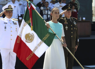Gracias por defender nuestra soberanía: presidenta en el 205 Aniversario de la Armada de México y a 202 años de la Constitución de 1824