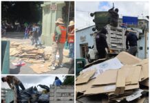 Gobierno Municipal mantiene acciones de limpieza en el Zócalo de Oaxaca de Juárez