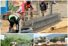 Avanza construcción del Centro Comunitario México Imparable en Pueblo Nuevo