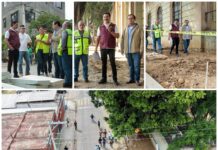 Ray Chagoya supervisa trabajos de conservación y mejoramiento en el Panteón General de Oaxaca de Juárez