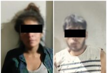 Policía Municipal de Oaxaca de Juárez detiene a pareja por presunto robo de cable